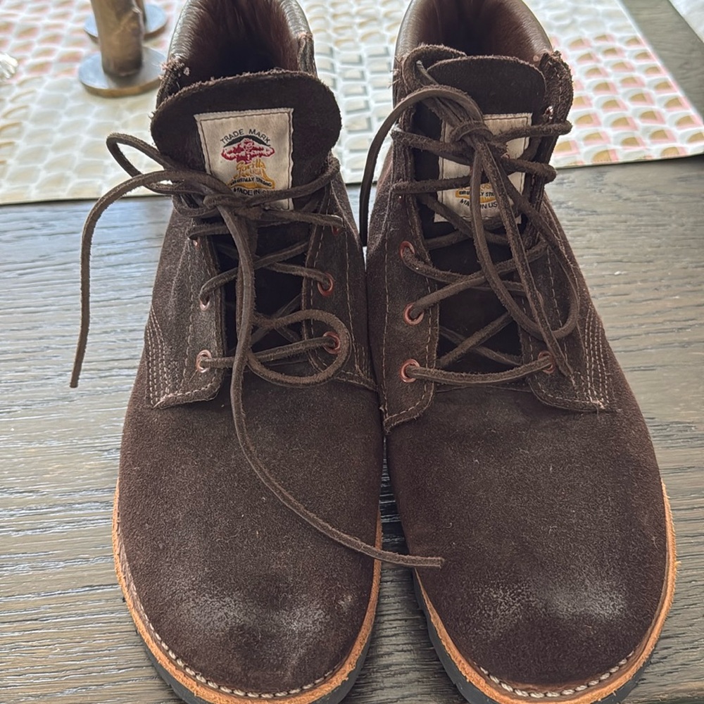 Gorilla Dress Chukka Brown Suede Mens Size 11 K30200 Union Made In USA